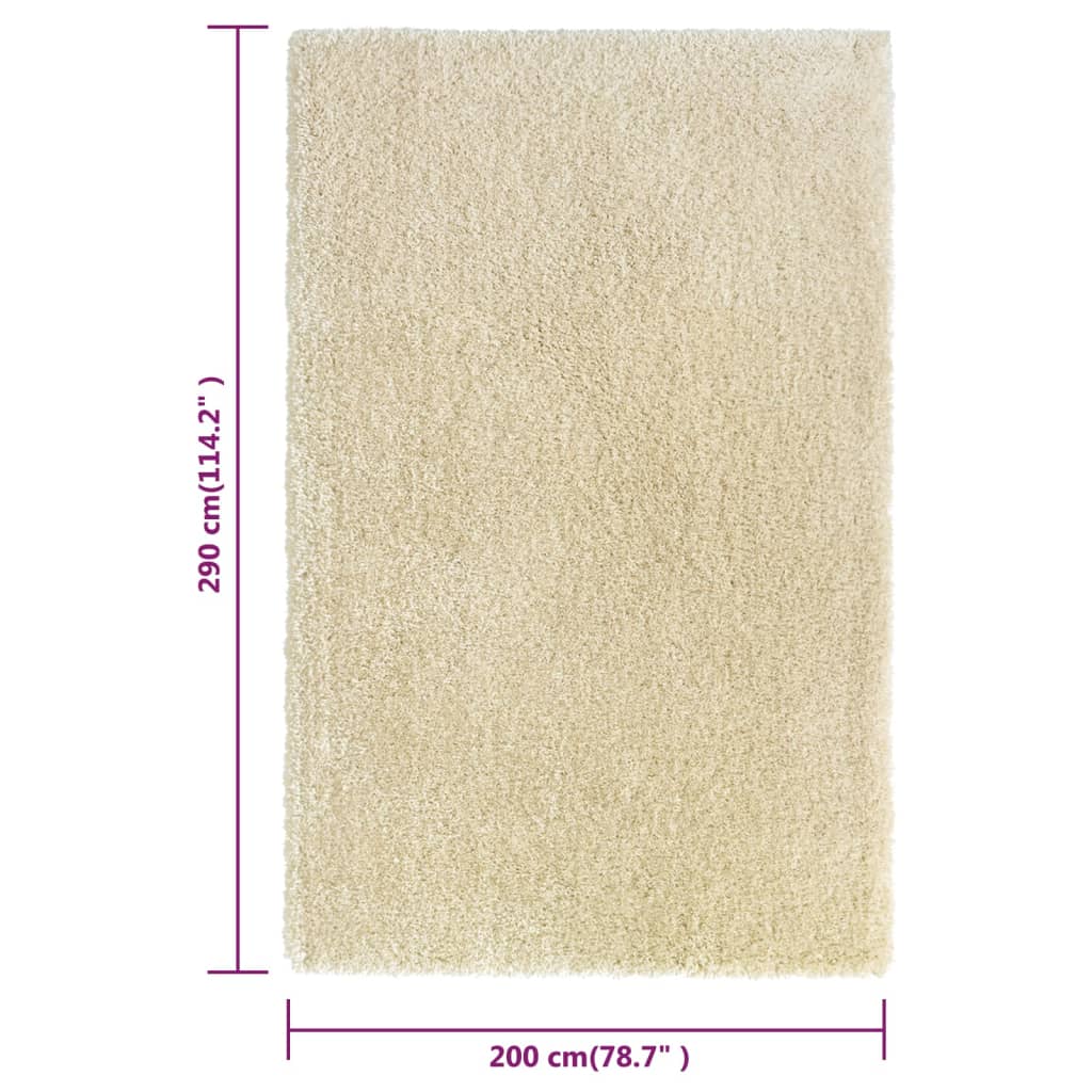 Tapis shaggy poils longs 50 mm 160x230 cm rose