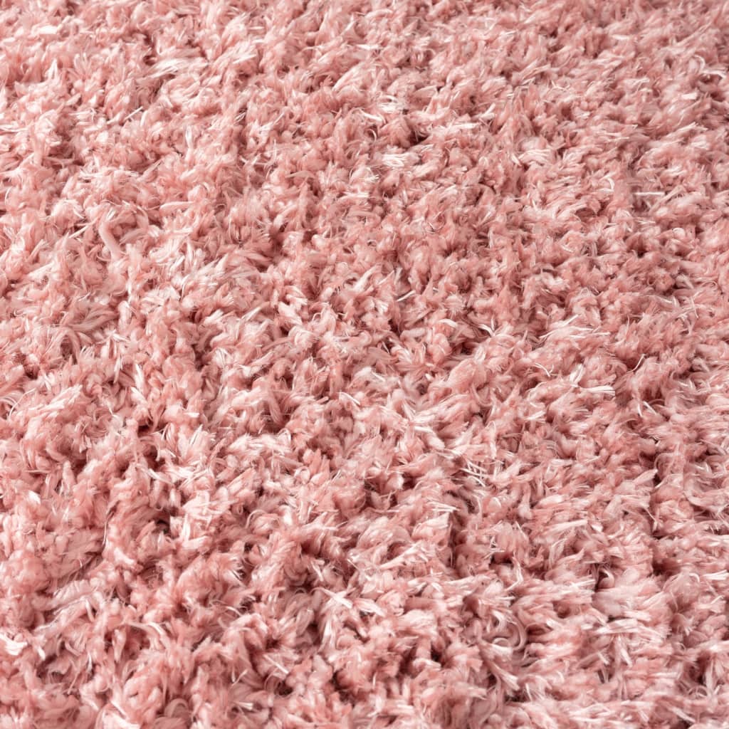 Tapis shaggy poils longs 50 mm 160x230 cm rose