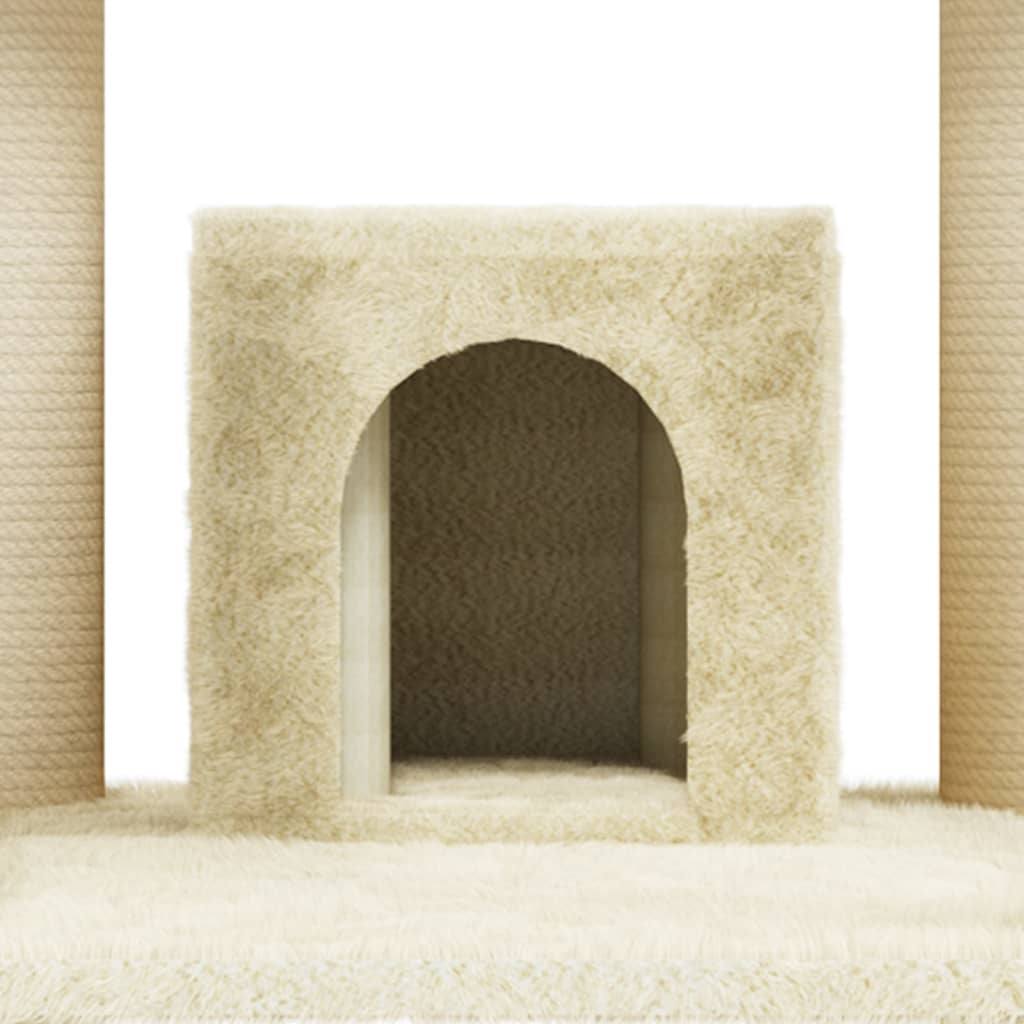 Kattenmeubel met sisal krabpalen 171 cm