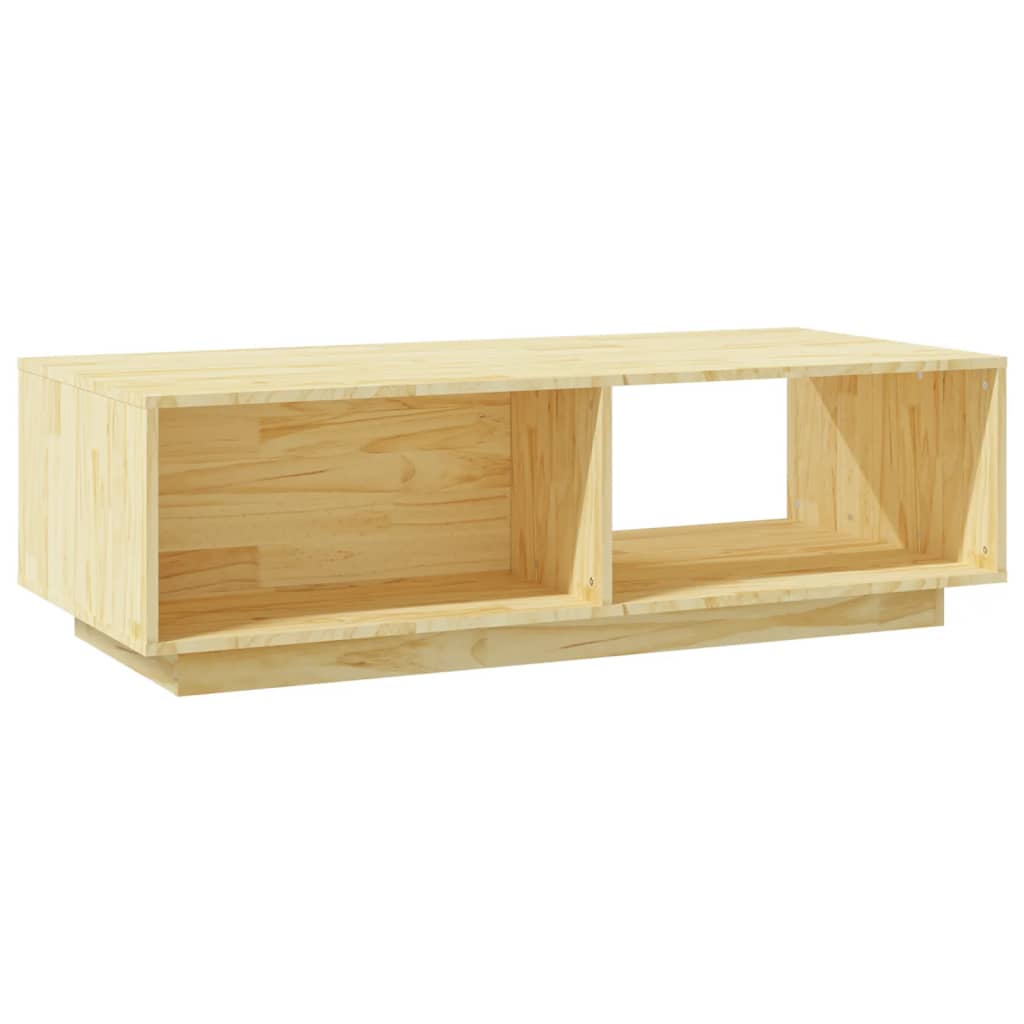 Table basse 110x50x33,5 cm en bois de pin massif