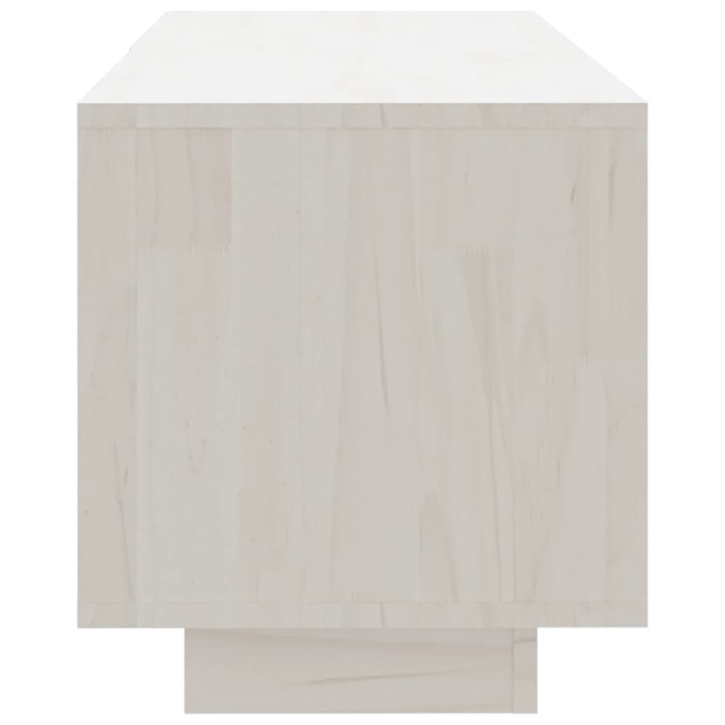 Meuble TV 110x30x33,5 cm en bois de pin massif