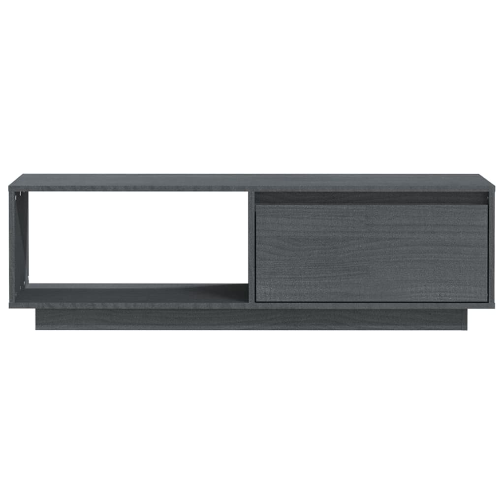 Meuble TV 110x30x33,5 cm en bois de pin massif