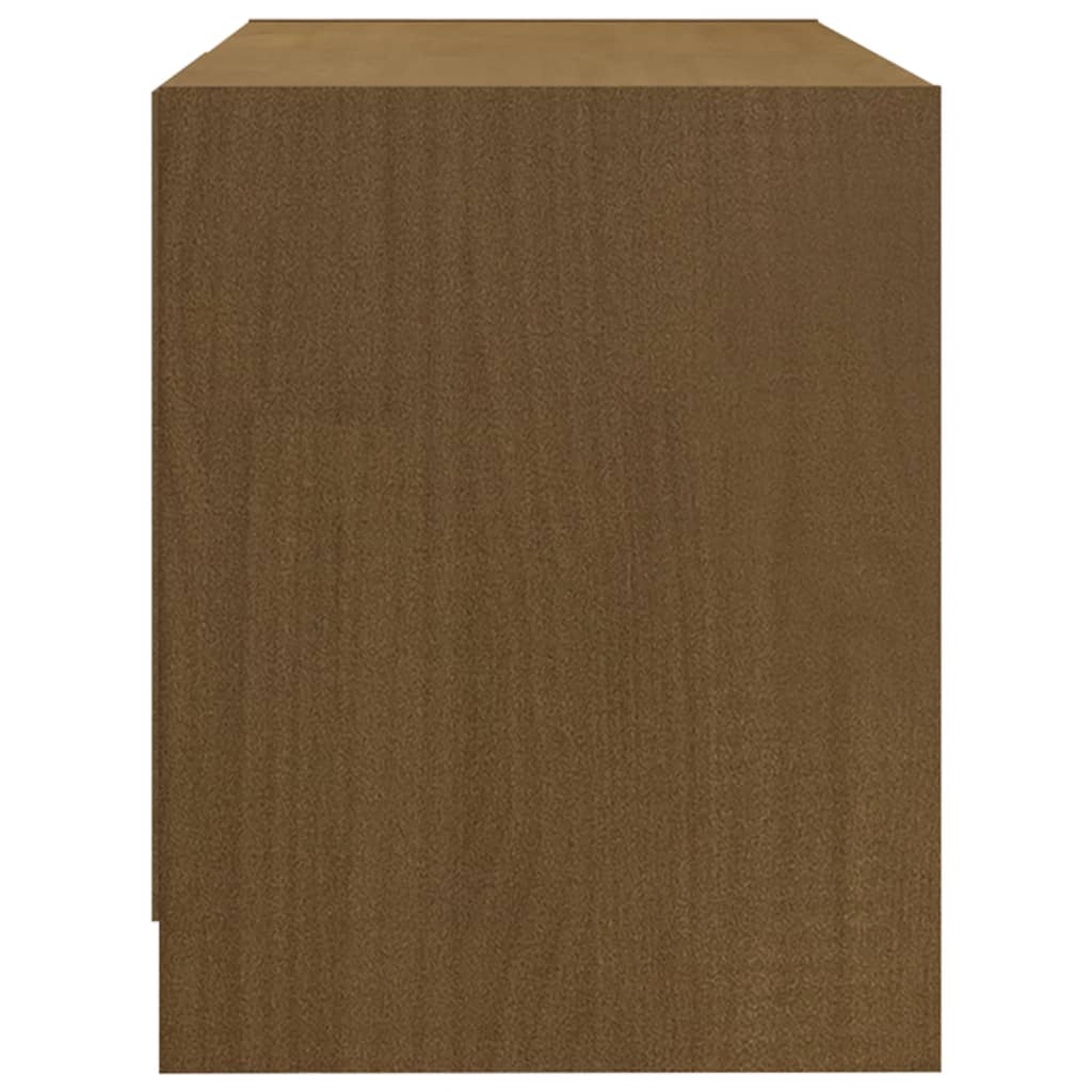 Tv-meubel 80x31x39 cm massief grenenhout