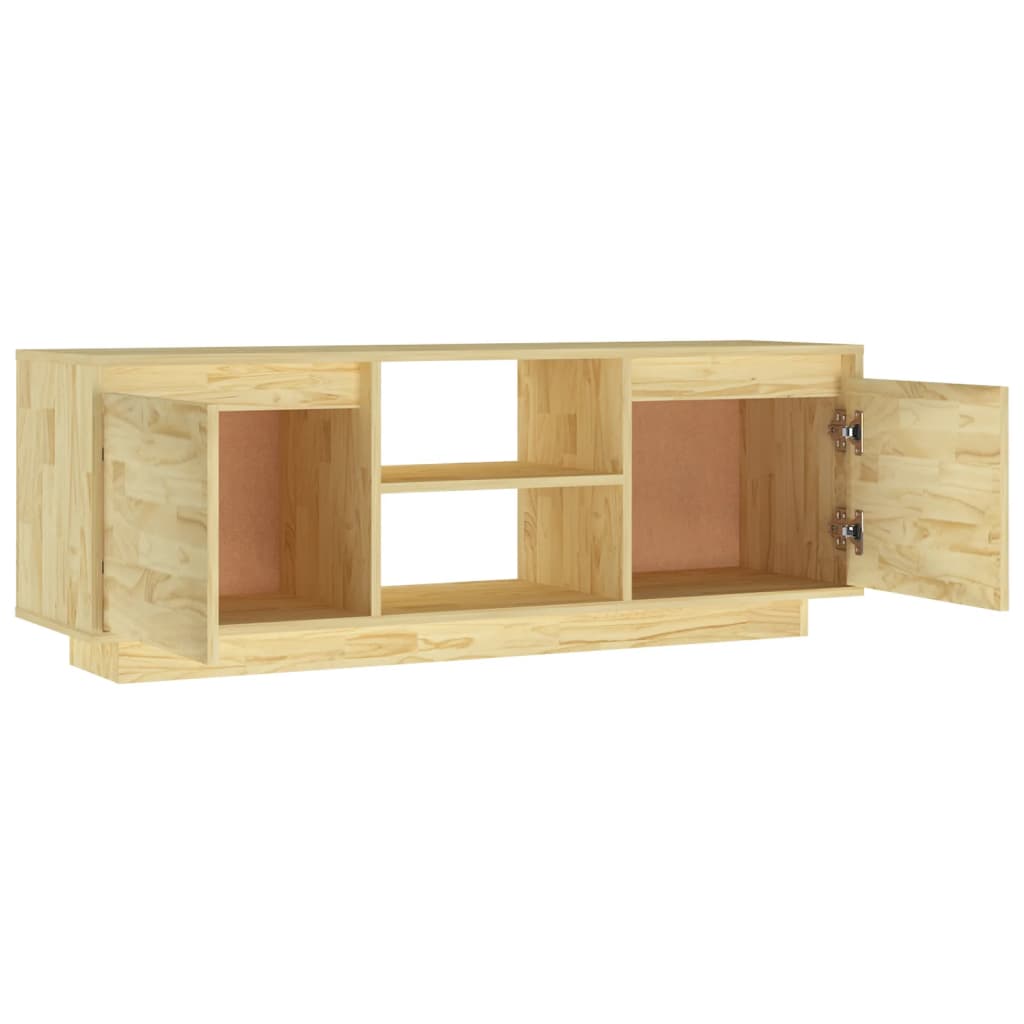 Tv-meubel 110x30x40 cm massief grenenhout