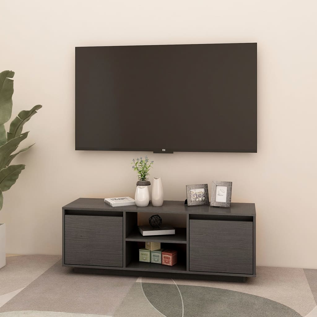 Tv-meubel 110x30x40 cm massief grenenhout