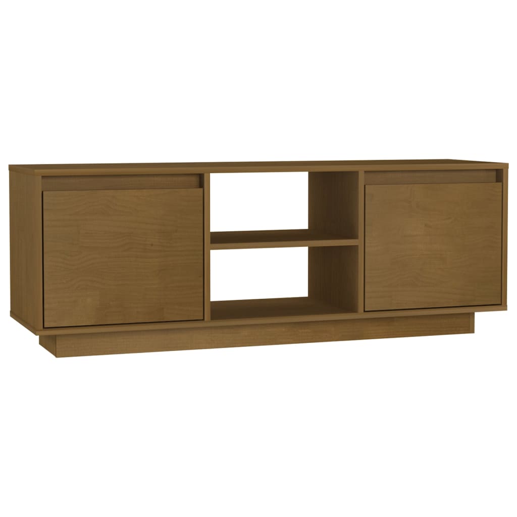 Tv-meubel 110x30x40 cm massief grenenhout