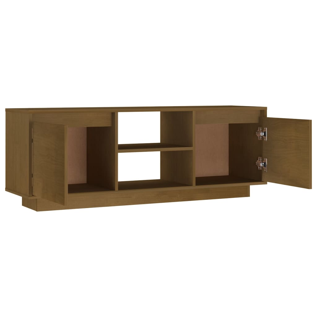 Tv-meubel 110x30x40 cm massief grenenhout