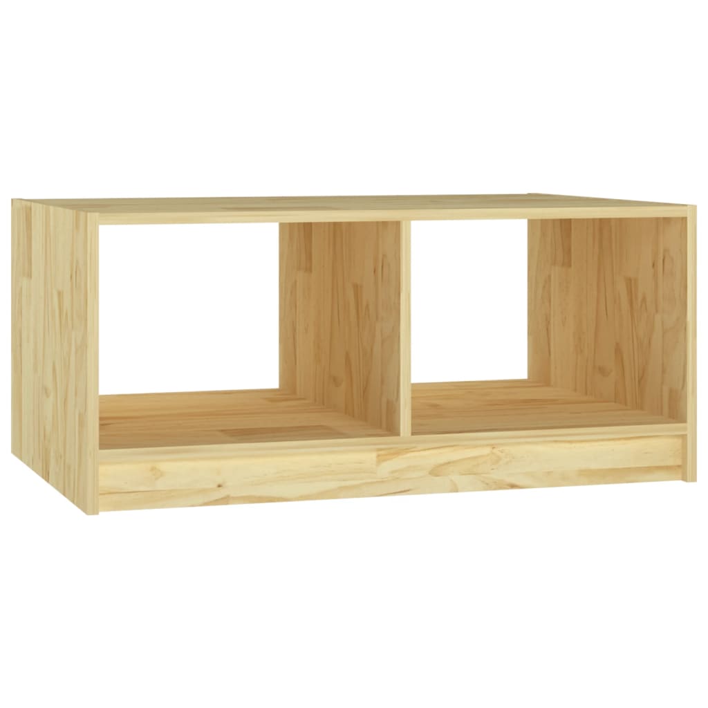 809906 Table basse 75x50x33,5 cm Bois Massif Pin