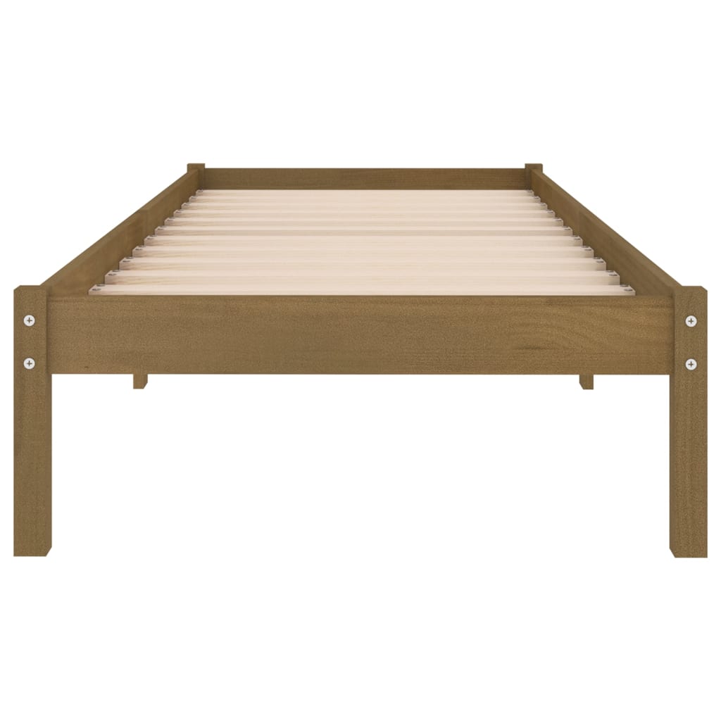 Bedframe massief grenenhout 140x190 cm