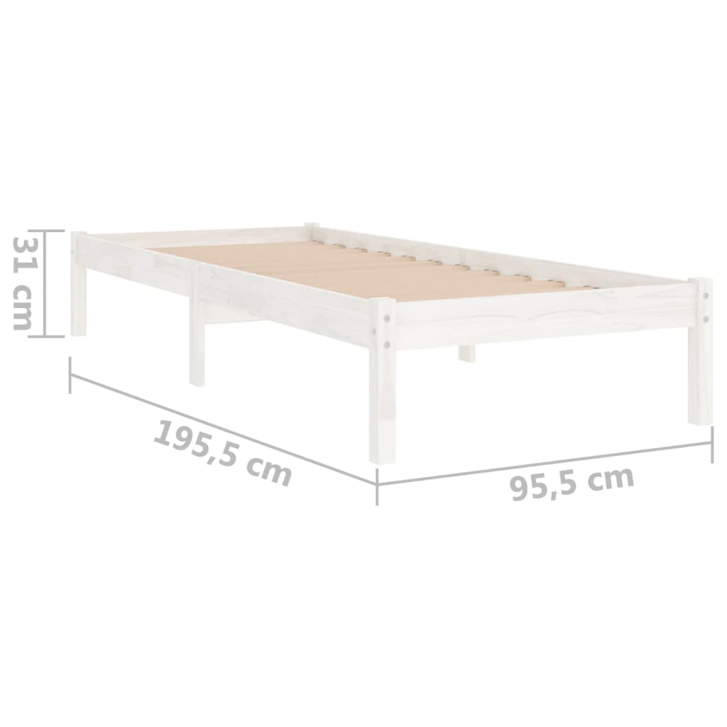 Bedframe massief grenenhout 140x190 cm