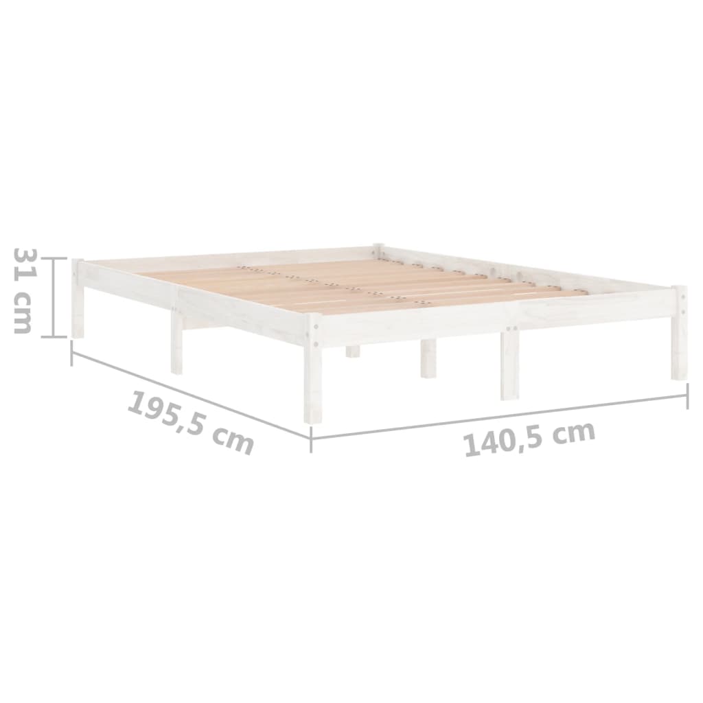 Bedframe massief grenenhout 140x190 cm