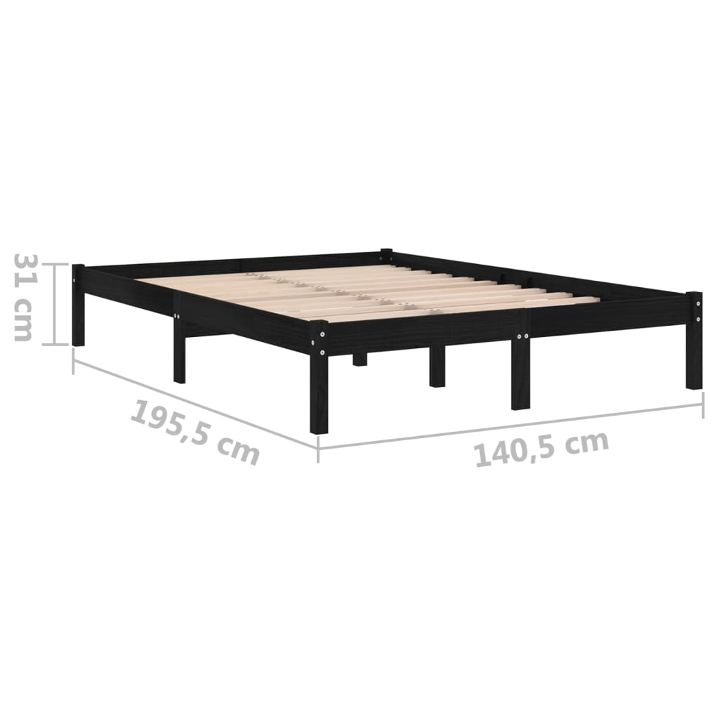 Bedframe massief grenenhout 140x190 cm