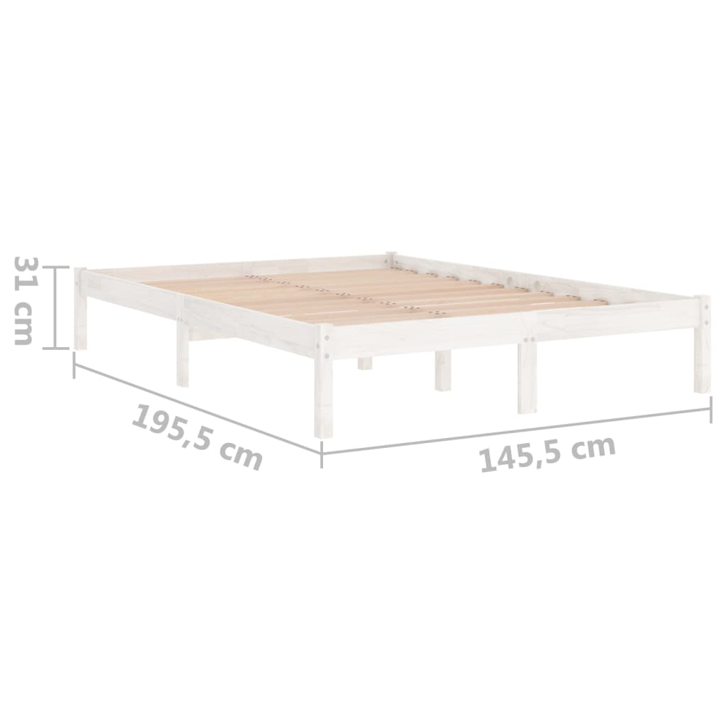 Bedframe massief grenenhout 140x190 cm