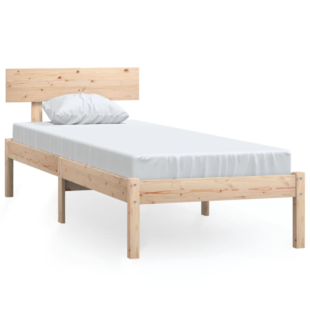 Bedframe massief hout 120x190 cm