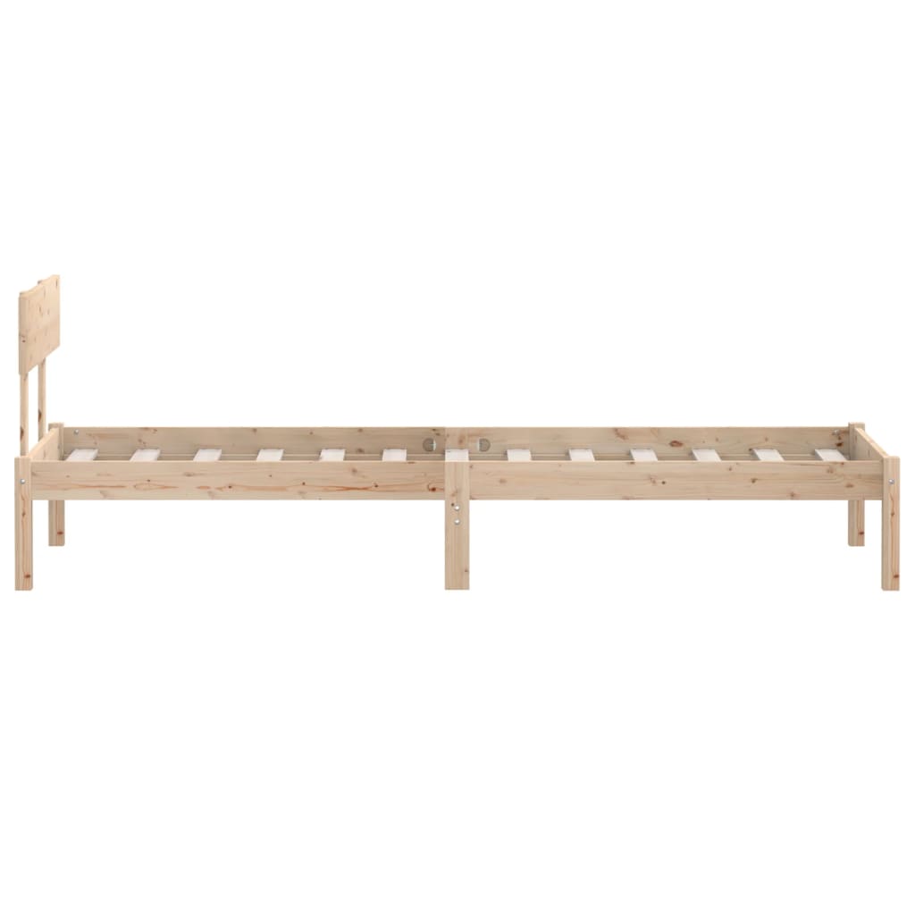 Bedframe massief hout 120x190 cm