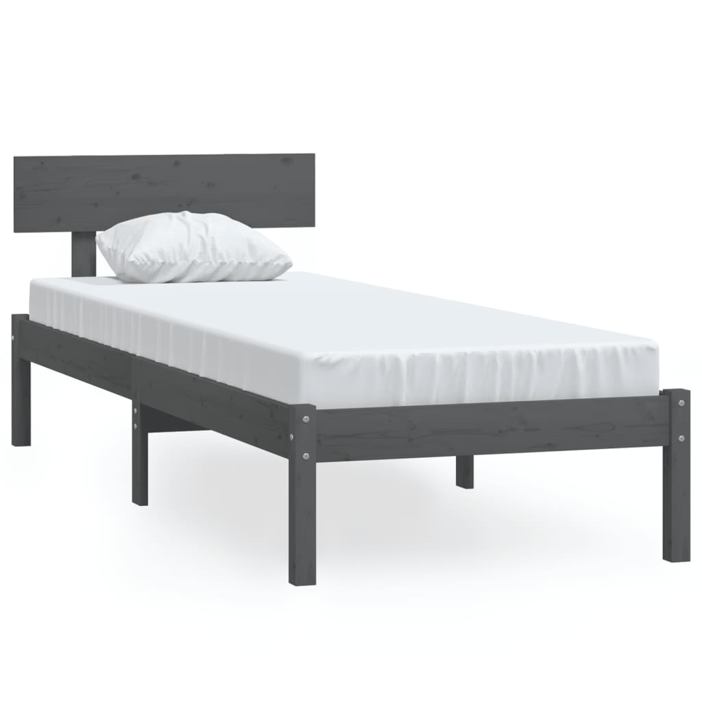 Bedframe massief hout 120x190 cm