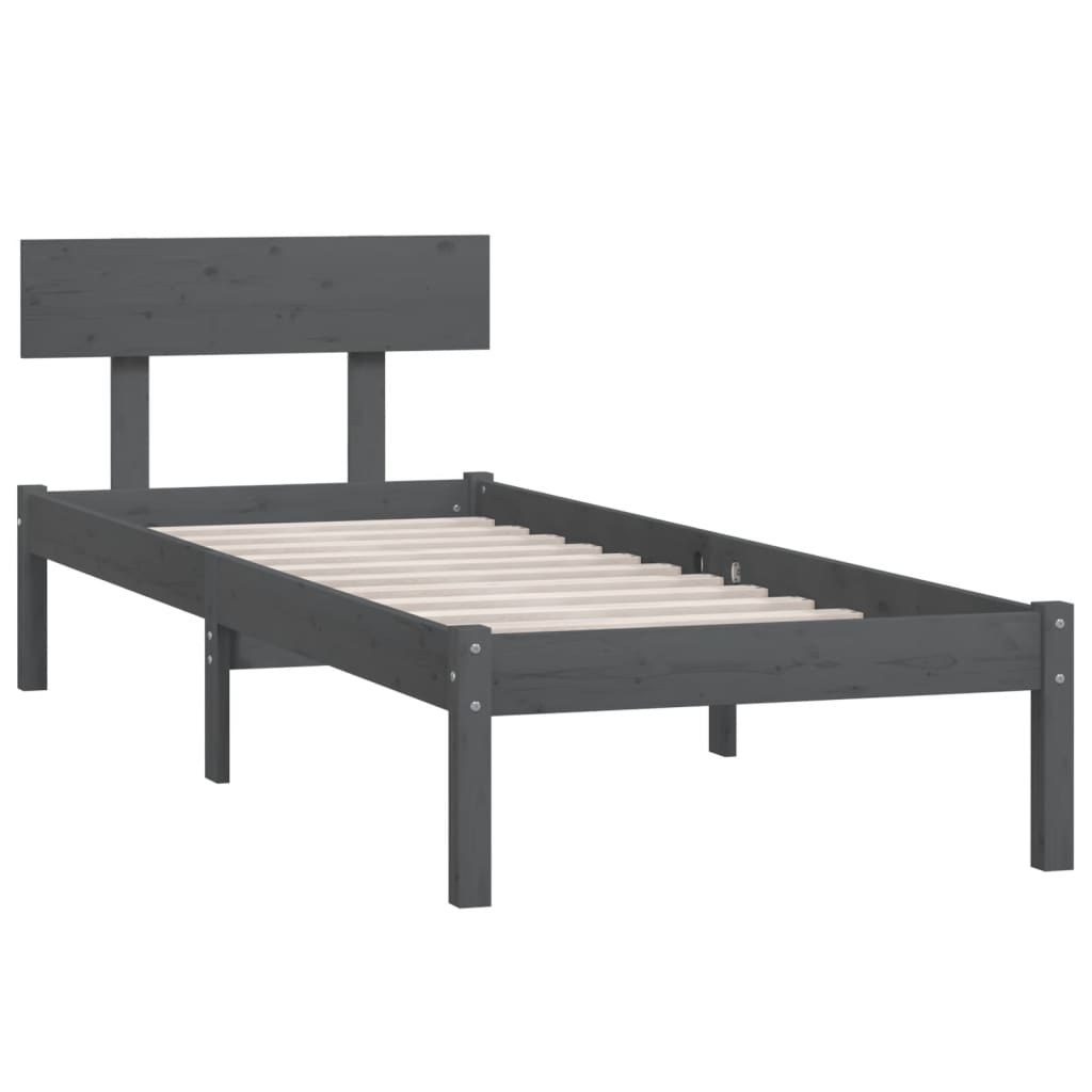 Bedframe massief hout 120x190 cm