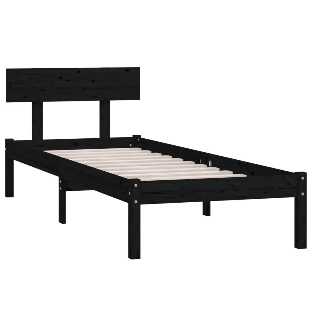 Bedframe massief hout 120x190 cm