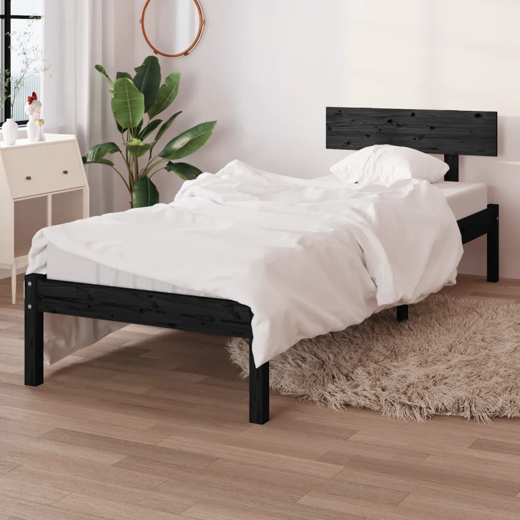 Bedframe massief hout 120x190 cm