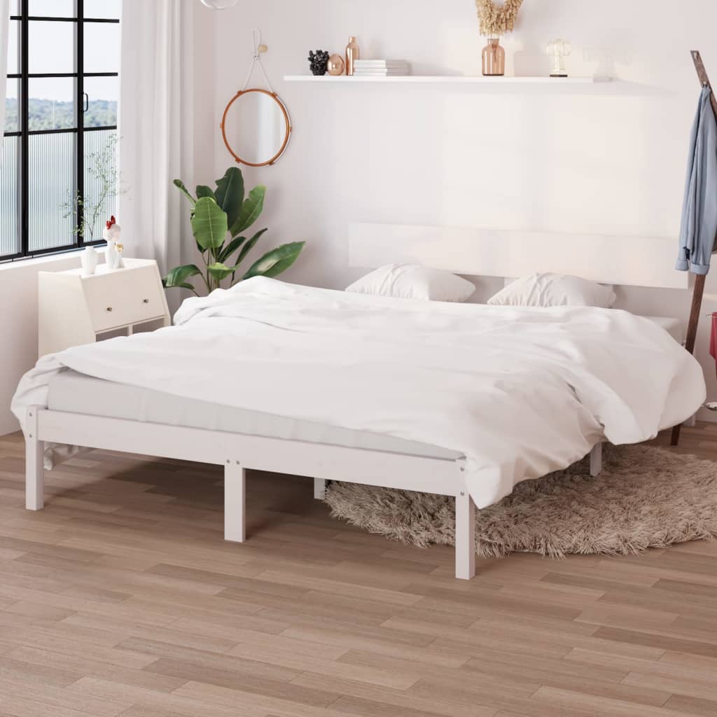 Bedframe massief hout 120x190 cm