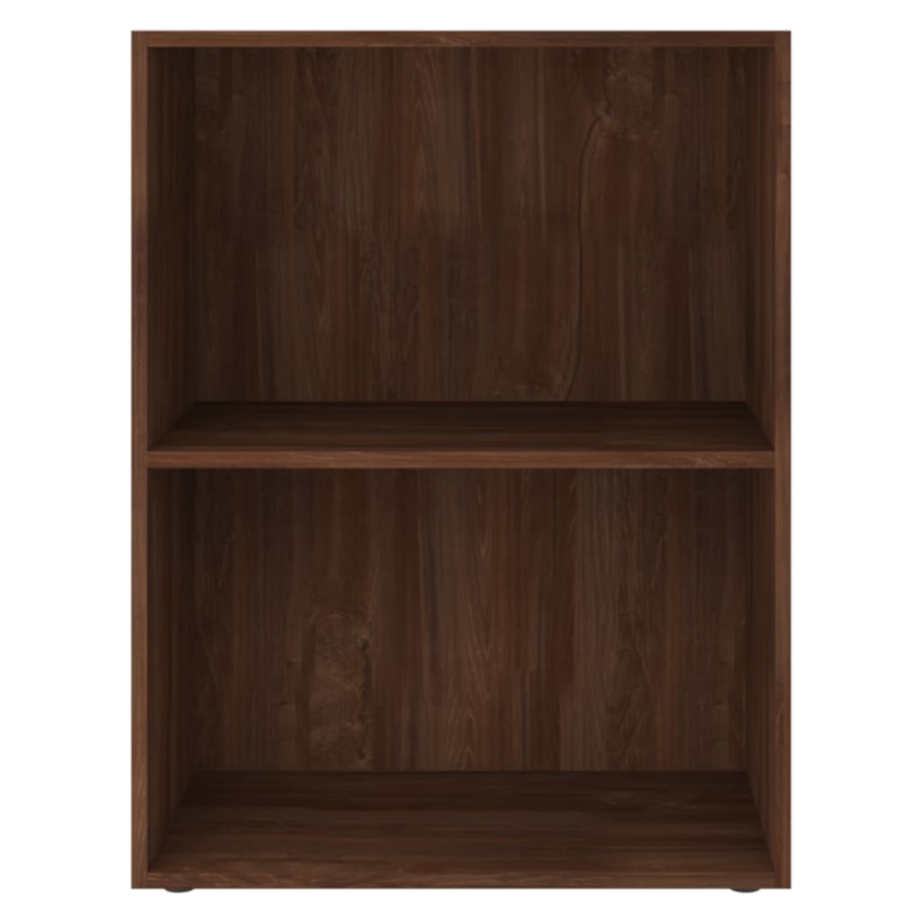 Boekenkast 60x31x78 cm bewerkt hout eikenkleurig