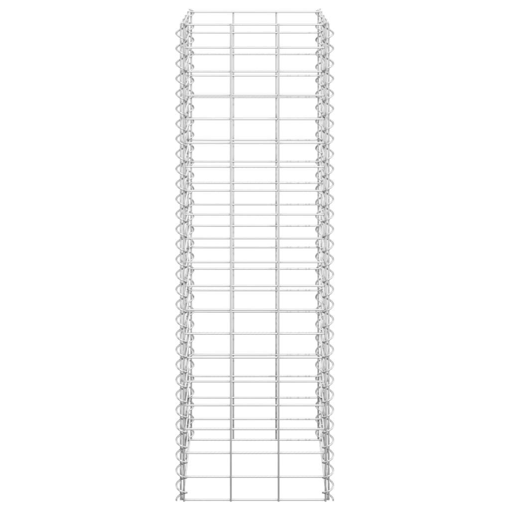 Schanskorf plantenbakken 4 st 30x30x50/100/150/200 cm ijzer