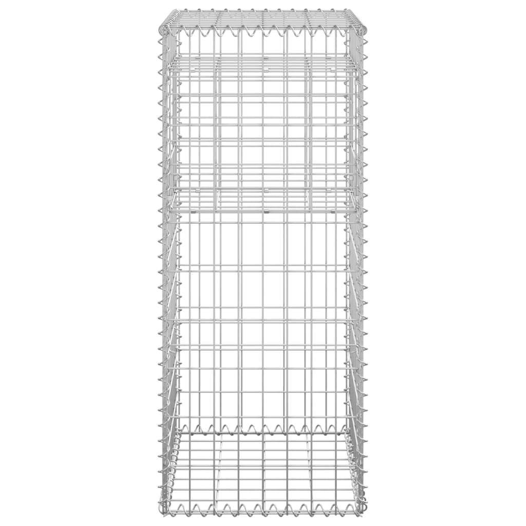 Schanskorf palen 2 st 40x40x140 cm ijzer