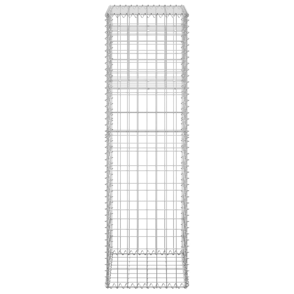 Schanskorf palen 2 st 40x40x140 cm ijzer