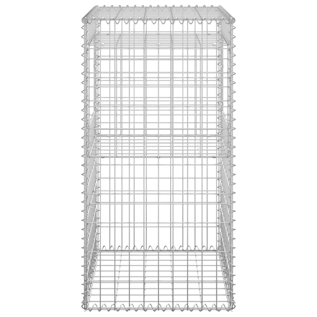 Schanskorf palen 2 st 40x40x140 cm ijzer