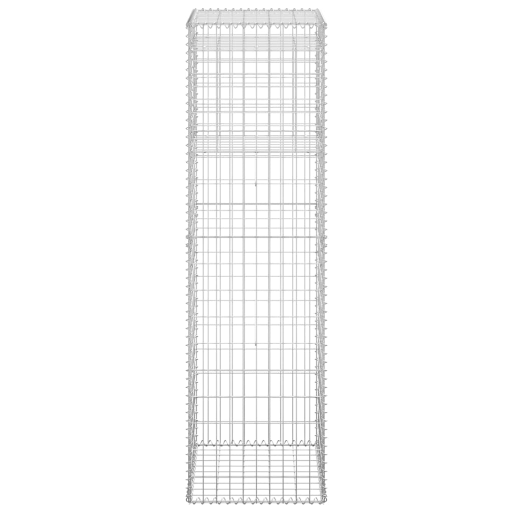 Schanskorf palen 2 st 40x40x140 cm ijzer