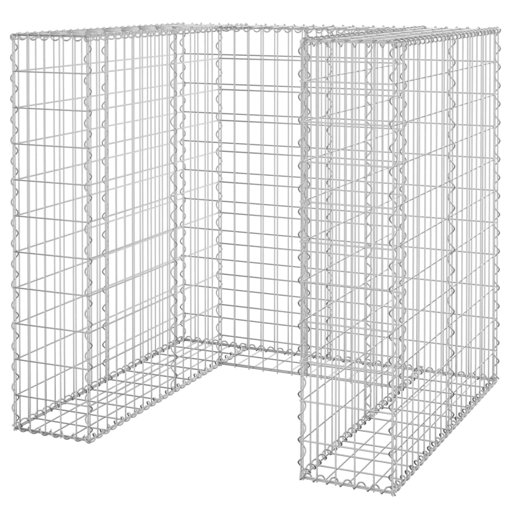 Gabion pour conteneurs 254x100x110 cm en acier galvanisé