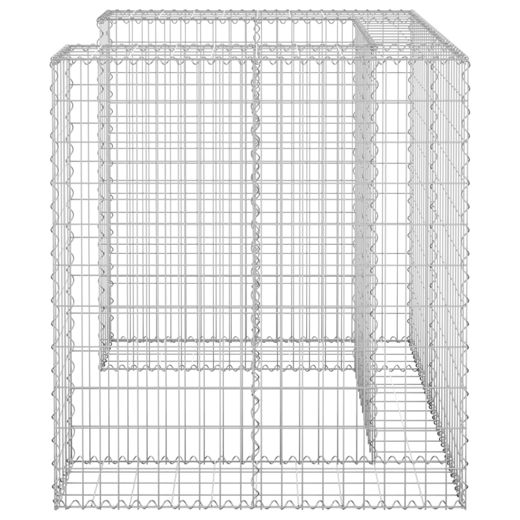 Schanskorf voor containers 254x100x110 cm gegalvaniseerd staal