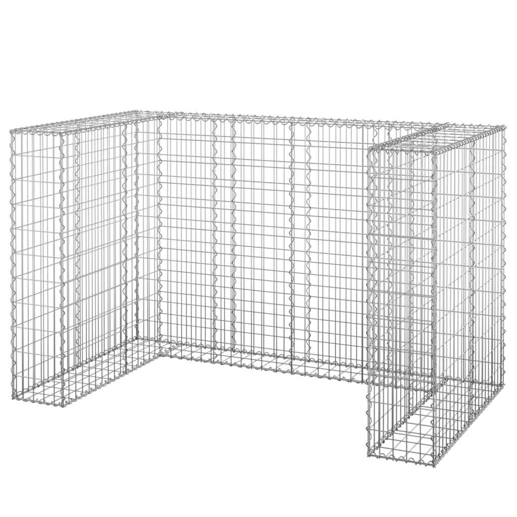 Gabion pour conteneurs 254x100x110 cm en acier galvanisé