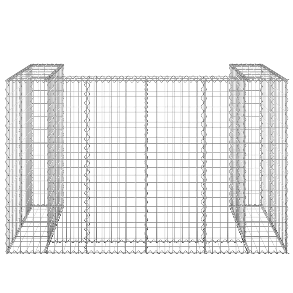 Gabion pour conteneurs 254x100x110 cm en acier galvanisé