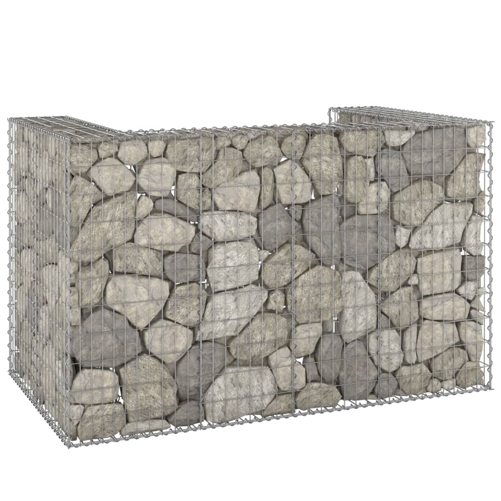 Gabion pour conteneurs 254x100x110 cm en acier galvanisé