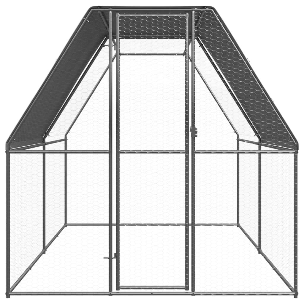 Kippenhok 3x6x2 m gegalvaniseerd staal