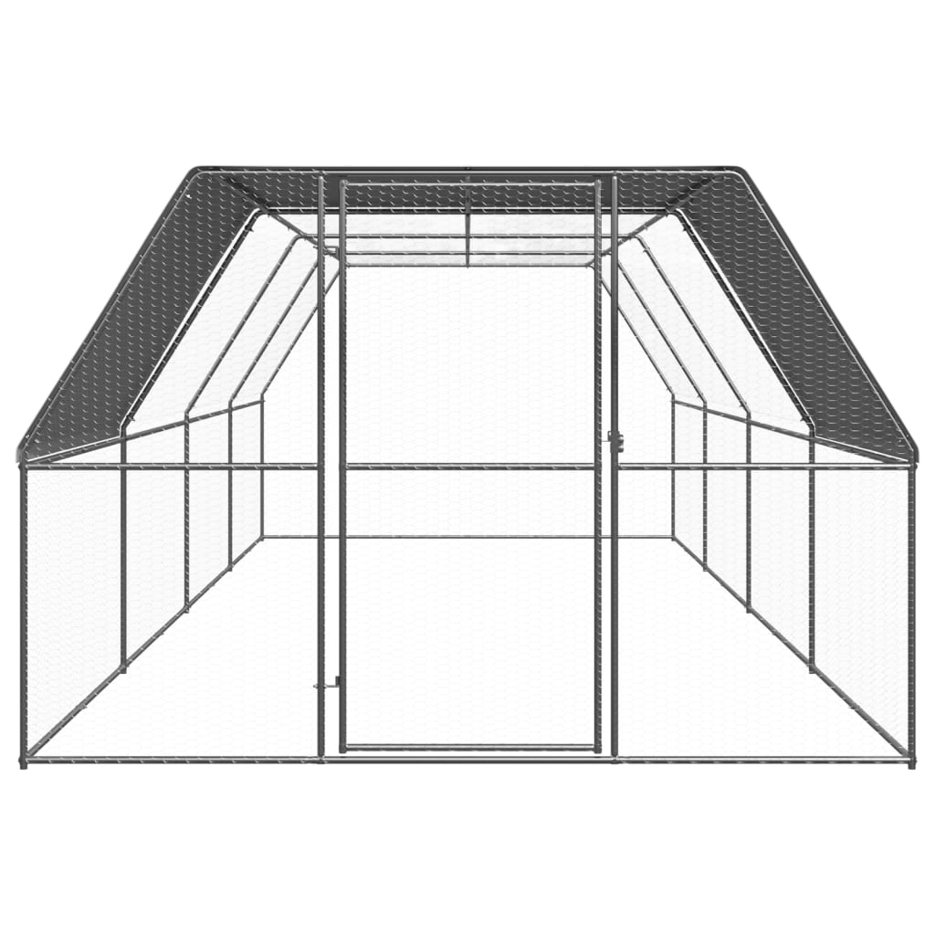 Kippenhok 3x6x2 m gegalvaniseerd staal