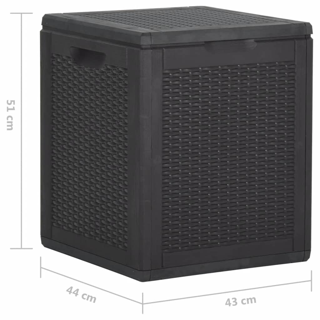 Tuinbox 270 L PP rattan