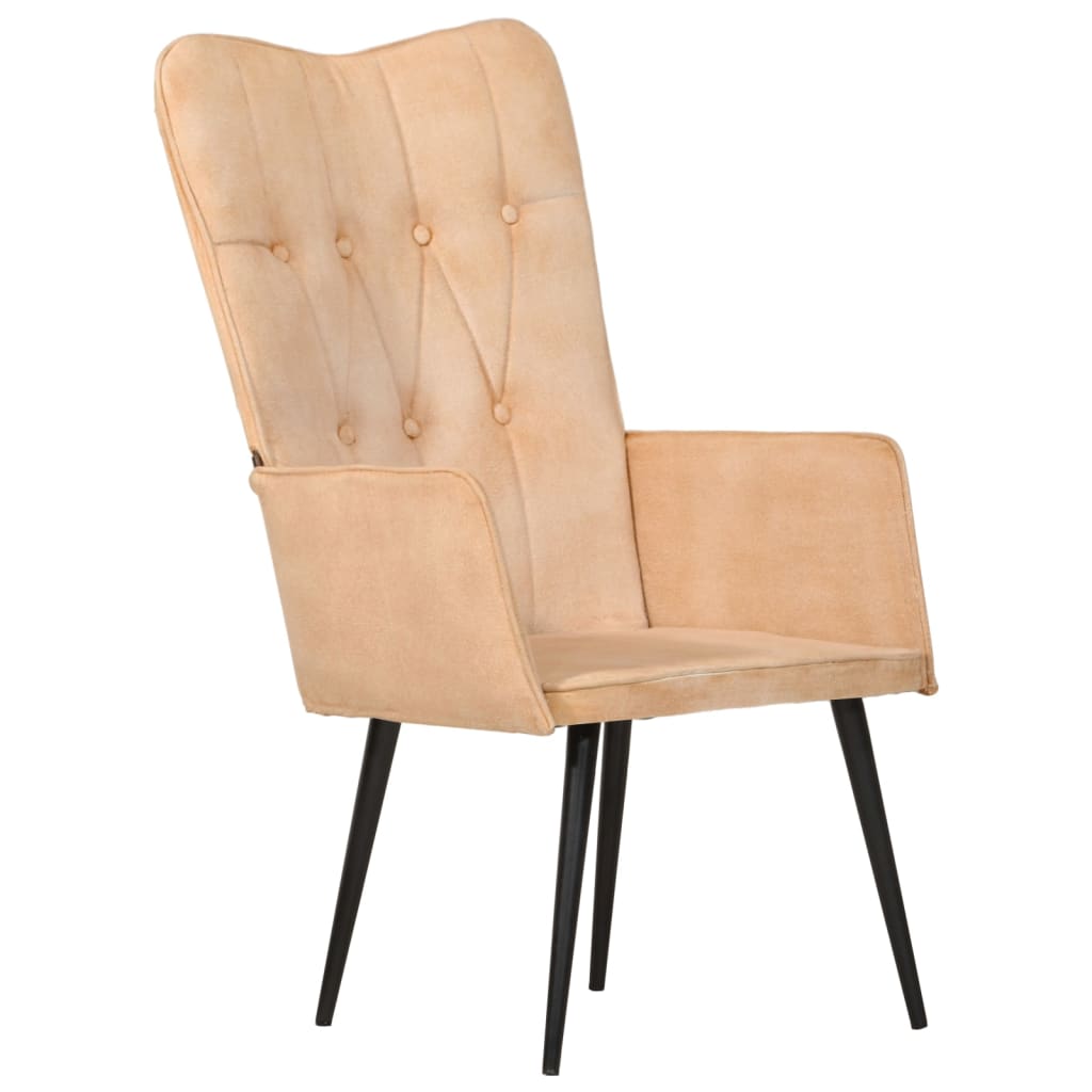 Fauteuil echt leer