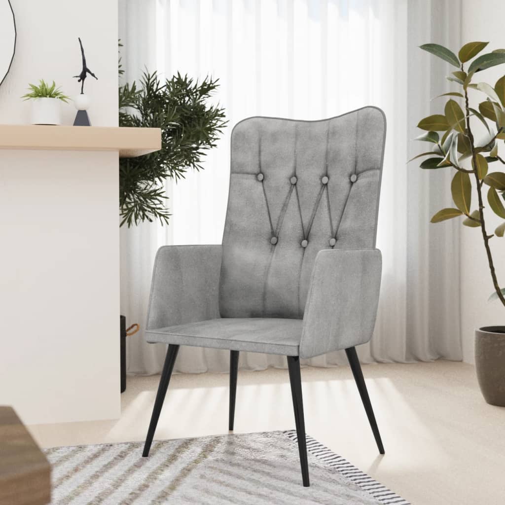 Fauteuil echt leer