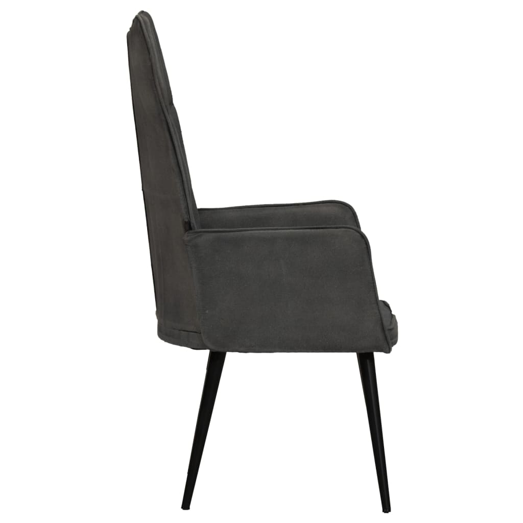 Fauteuil echt leer