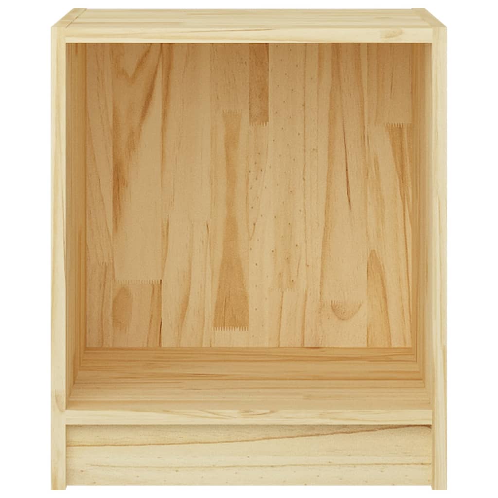 Tables de chevet 2 pcs 35,5x33,5x41,5 cm en bois de pin massif