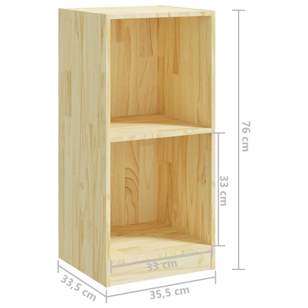 Armoire latérale 35,5x33,5x76 cm en bois de pin massif