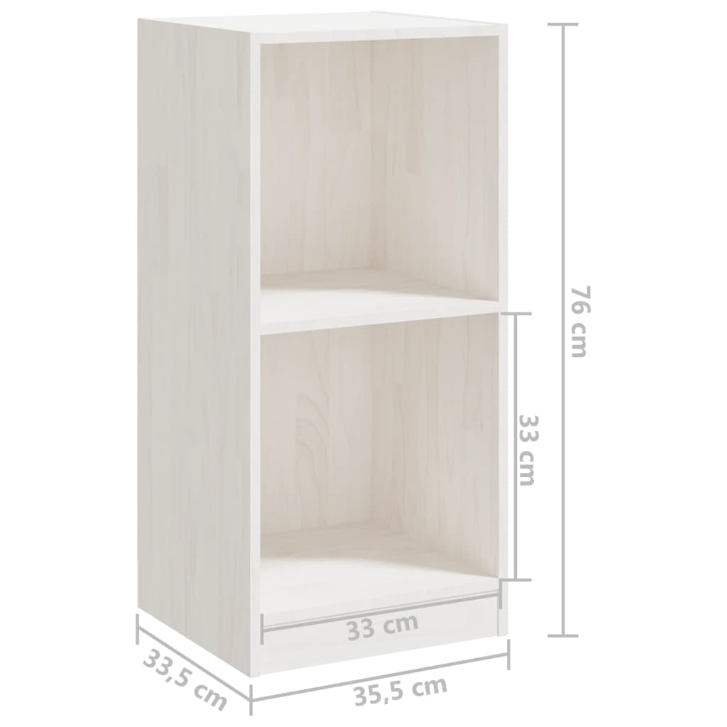 Armoire latérale 35,5x33,5x76 cm en bois de pin massif