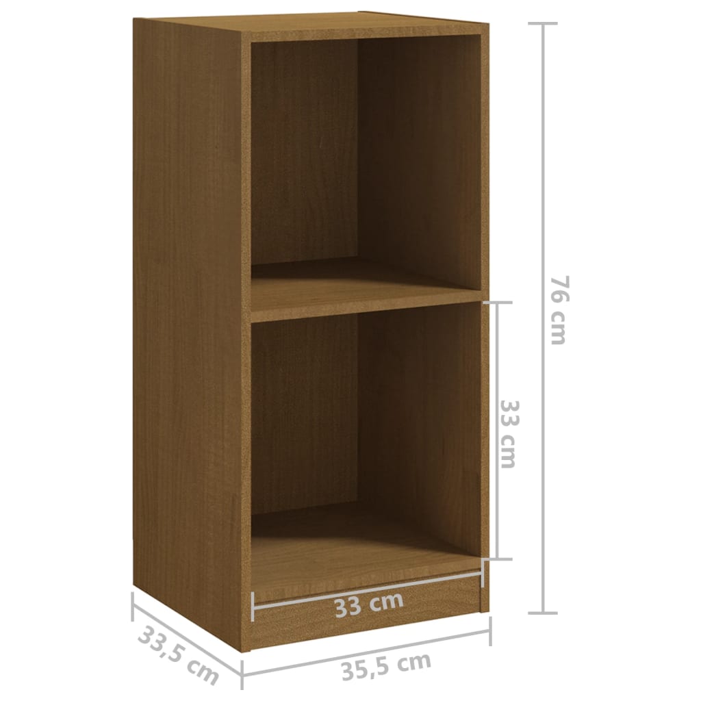 Armoire latérale 35,5x33,5x76 cm en bois de pin massif