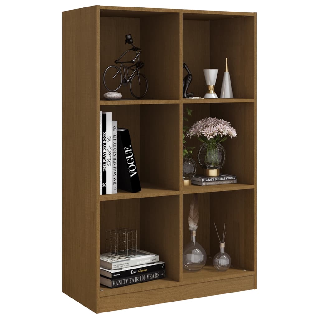 Boekenkast 70x33x110 cm massief grenenhout