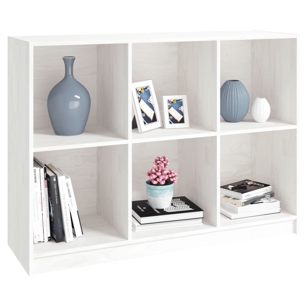 Boekenkast 104x33x76 cm massief grenenhout