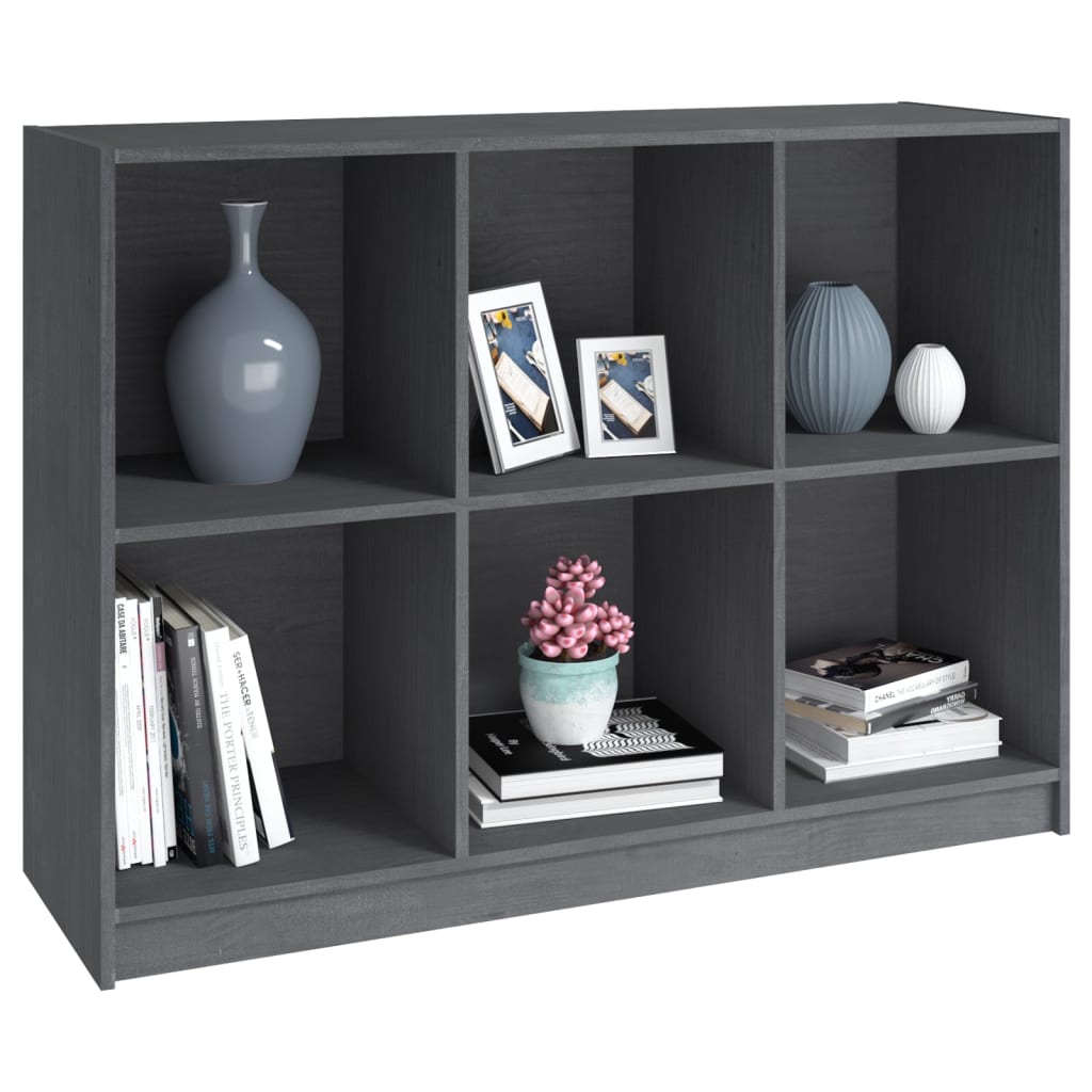 Boekenkast 104x33x76 cm massief grenenhout