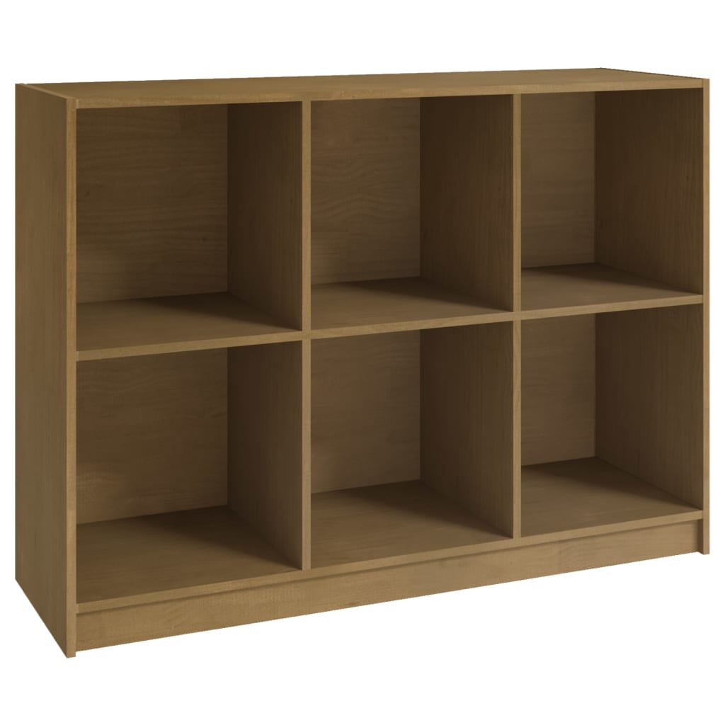 Boekenkast 104x33x76 cm massief grenenhout