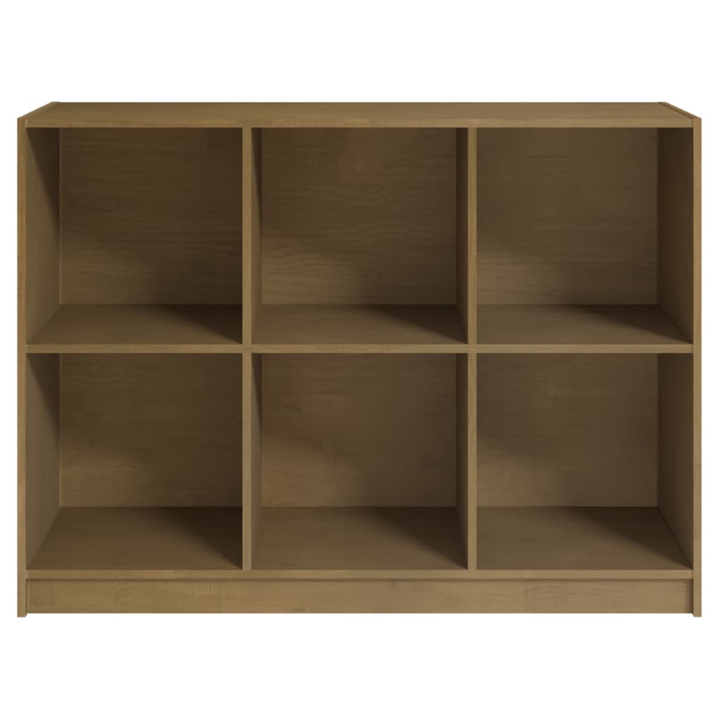 Boekenkast 104x33x76 cm massief grenenhout